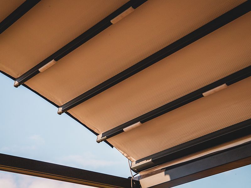 Ex Display Luna Crescent Retractable Awning - 5  X 6M  | Luna Range