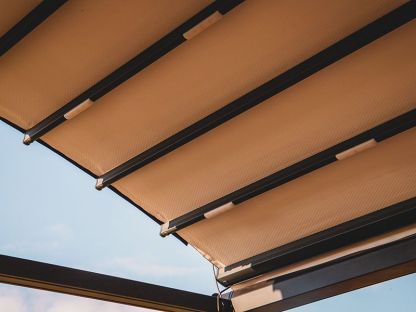 Ex Display Luna Crescent Retractable Awning - 5  X 6M  | Luna Range