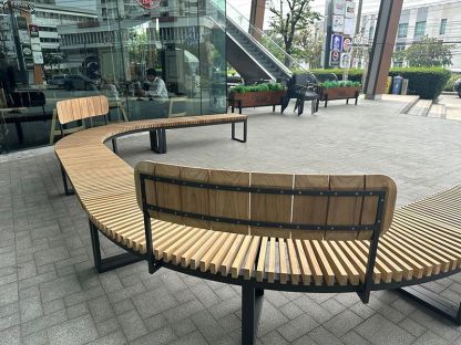 Mandalay Curved Backless Bench | FSC® Certified | Pre-Order