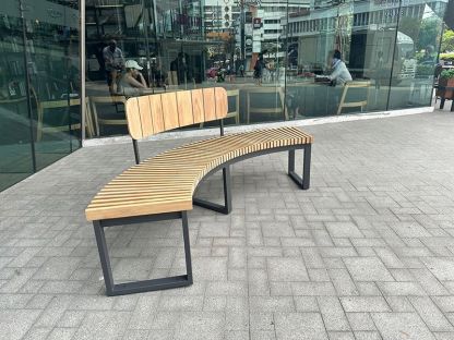 Mandalay Curved Backless Bench | FSC® Certified | Pre-Order