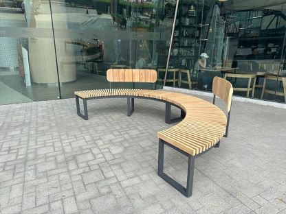 Mandalay Curved Backless Bench | FSC® Certified | Pre-Order
