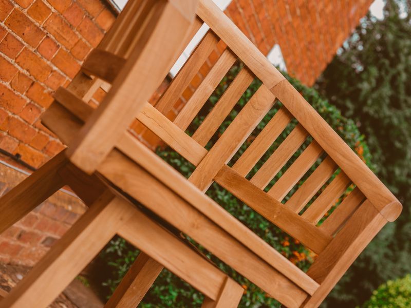 Half Moon Swivel Bar Chair-Garden Furniture Centre-MidInstock,instock,MidRange,Outdoor Furniture,Teak Garden Furniture,Bars & Bar Sets,Half Moon Bench Range,Teak,Teak Chairs-{collection_title}