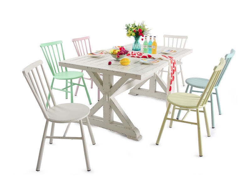 Retro Dining Table-Garden Furniture Centre-MidRange,Outdoor Furniture,Metal Furniture,Retro Range,Outdoor Dining,Metal,Tables,Metal Tables,Metal Tables Metal-{collection_title}