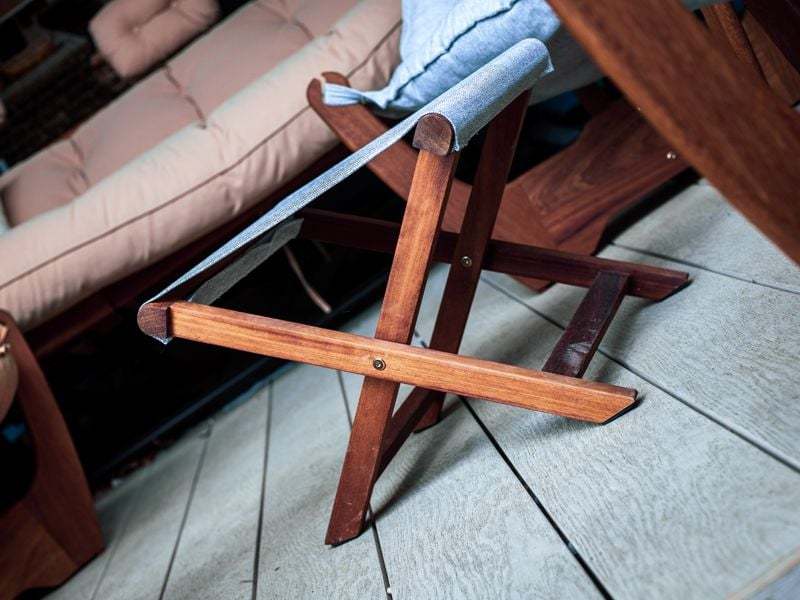 Koala Iroko Footstool