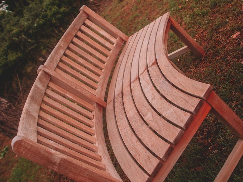 Contour Teak Bench | FSC® Certified-Garden Furniture Centre-MidRange,Outdoor Furniture,Teak Garden Furniture,Benches,Teak Benches Benches,FSC®,Tree Benches,Curved Benches,Teak,Teak Benches-{collection_title}