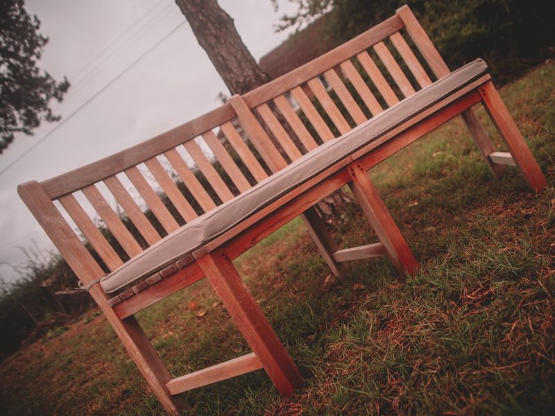 Contour Bench Cushion (Without Arms)-Garden Furniture Centre-LowRange,Under 100,Accessories,Outdoor Cushions,Benches,Bench Accessories,Curved Benches,Cushions-{collection_title}