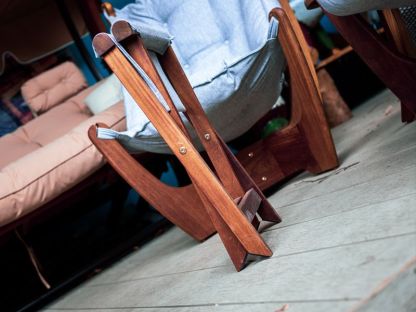 Koala Iroko Footstool