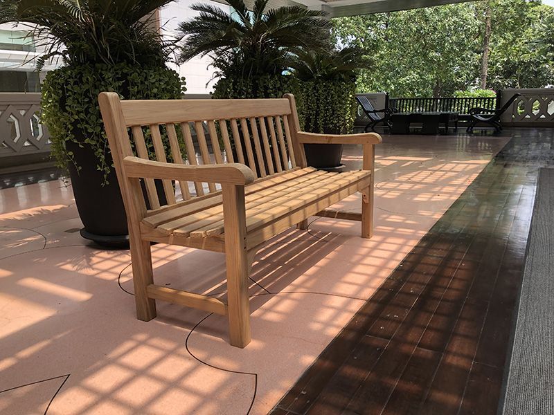 Rochester 1.5M Bench | FSC® Certified -Garden Furniture Centre-MidInstock,instock,MidRange,Active,park benches,Outdoor Furniture,Benches,FSC®,Memorial Benches,Teak,Teak Benches-{collection_title}