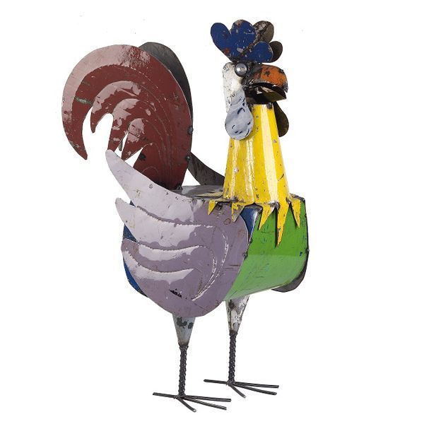 Roger the Rooster-Garden Furniture Centre-48Hour Dispatch,LowRange,Under 100,Ornaments Accessories,Ornaments,Metal Garden Ornaments,Accessories-{collection_title}