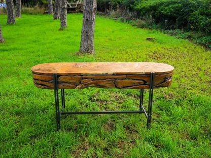 Rokka Oval Console Table Large 