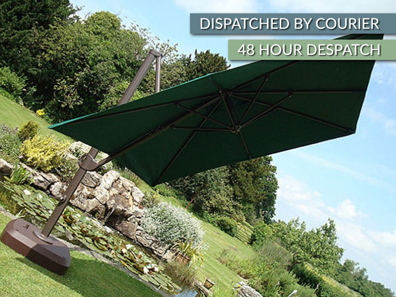 Roma Cantilever 300CM Square Replacement Canopy-Garden Furniture Centre-48Hour Dispatch,LowRange,Parasols,Cantilever Parasols Parasols,Parasol Canopies & Covers,Accessories-{collection_title}