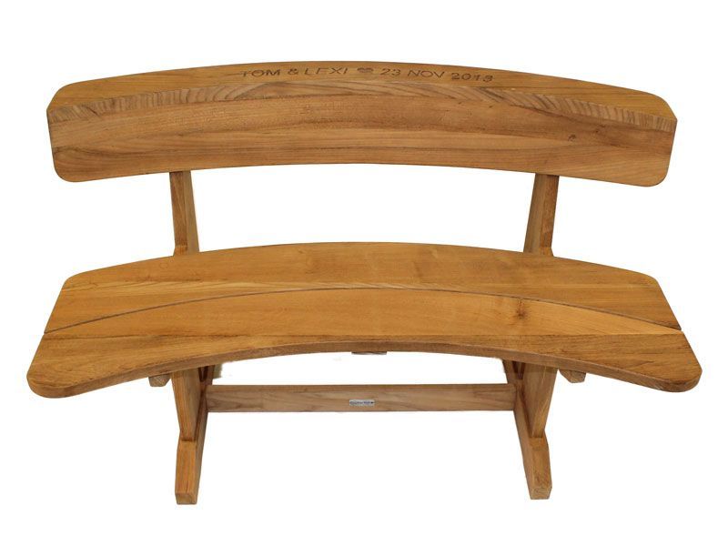 Romance Teak Bench | FSC® Certified-Garden Furniture Centre-MidInstock,instock,MidRange,Active,park benches,Information,Teak,Benches,Furniture for Valentines Day,Outdoor Furniture,FSC®,Teak Benches Benches,Memorial Benches,Curved Benches,Teak Benches-{collection_title}