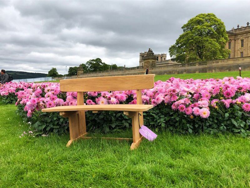 Romance Teak Bench | FSC® Certified-Garden Furniture Centre-MidInstock,instock,MidRange,Active,park benches,Information,Teak,Benches,Furniture for Valentines Day,Outdoor Furniture,FSC®,Teak Benches Benches,Memorial Benches,Curved Benches,Teak Benches-{collection_title}