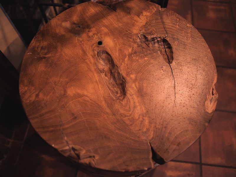 Naga Reclaimed Round Stool-Garden Furniture Centre-Root,LowRange,Under 100,Teak,Outdoor Furniture,Conservatory,Reclaimed Furniture,Indoor Accessories,Teak Chairs-{collection_title}