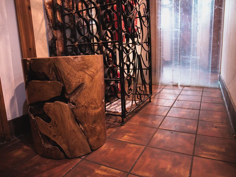 Naga Reclaimed Round Stool-Garden Furniture Centre-Root,LowRange,Under 100,Teak,Outdoor Furniture,Conservatory,Reclaimed Furniture,Indoor Accessories,Teak Chairs-{collection_title}