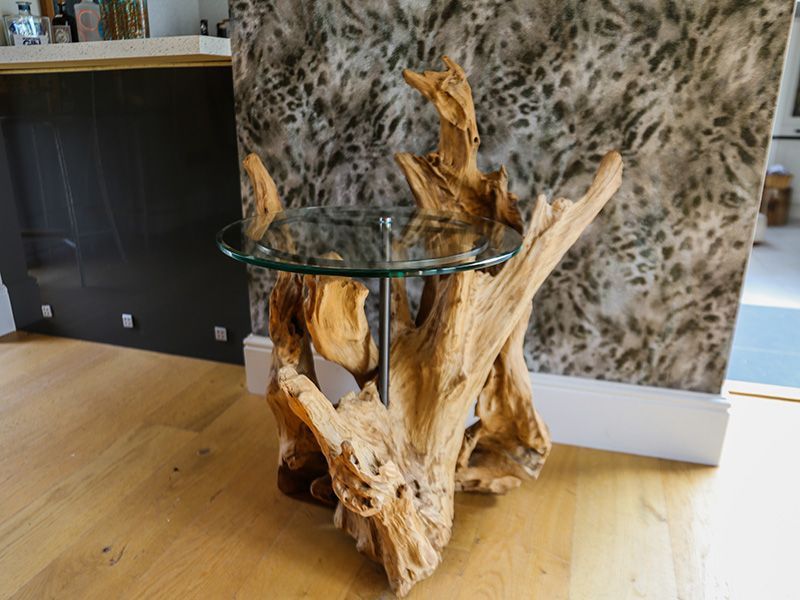 Florent Side Table -Garden Furniture Centre-Root,MidRange,Side Table,Showroom exdis,Reclaimed Furniture,Teak,Conservatory,Tables,Teak Tables-{collection_title}