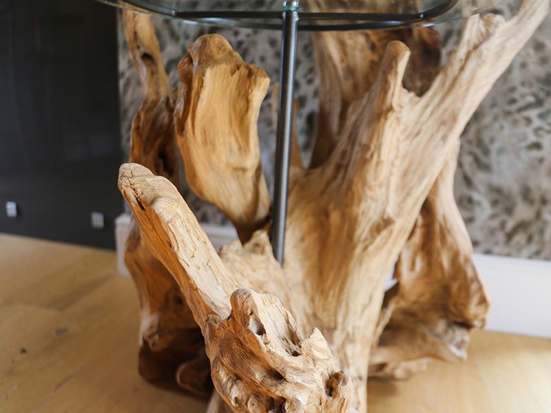 Florent Side Table -Garden Furniture Centre-Root,MidRange,Side Table,Showroom exdis,Reclaimed Furniture,Teak,Conservatory,Tables,Teak Tables-{collection_title}