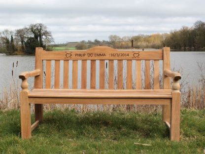 Teak Windsor Bench 