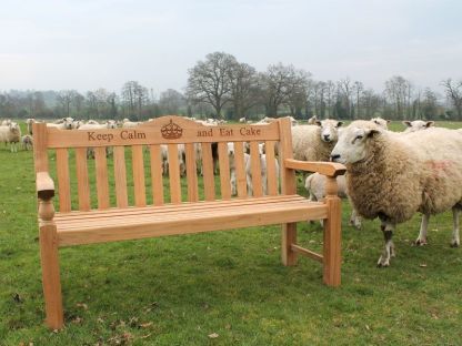 Teak Windsor Bench 