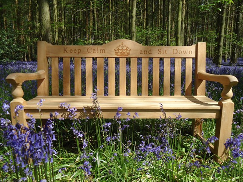 Teak Windsor Bench 