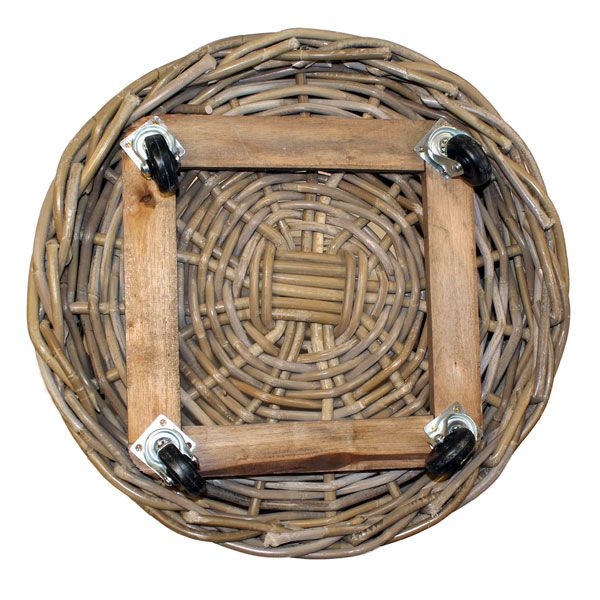 Medium Round Wheeled Kubu Basket