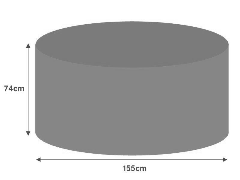 Breathable Round Table Weather Cover | Medium-Garden Furniture Centre-LowRange,Under 100,Breathable Weather Covers,48Hour Dispatch-{collection_title}