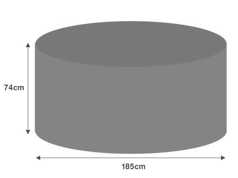 Breathable Round Table Weather Cover | Large-Garden Furniture Centre-LowRange,Under 100,Breathable Weather Covers,48Hour Dispatch-{collection_title}