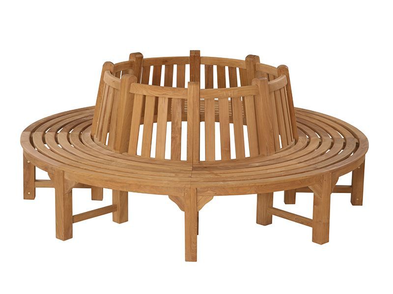 Small Circular Tree Bench-Garden Furniture Centre-HighRange,park benches,Benches,Outdoor Furniture,Teak Benches Benches,Tree Benches,Curved Benches,Teak,Teak Benches-{collection_title}