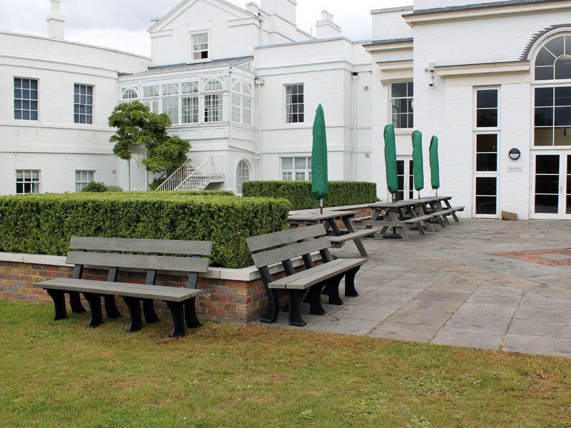 Eco Park Bench 1.8m-Garden Furniture Centre-MidRange,Active,park benches,Benches,Outdoor Furniture,Eco Bench Range,Recycled Eco-Benches,Memorial Benches-{collection_title}