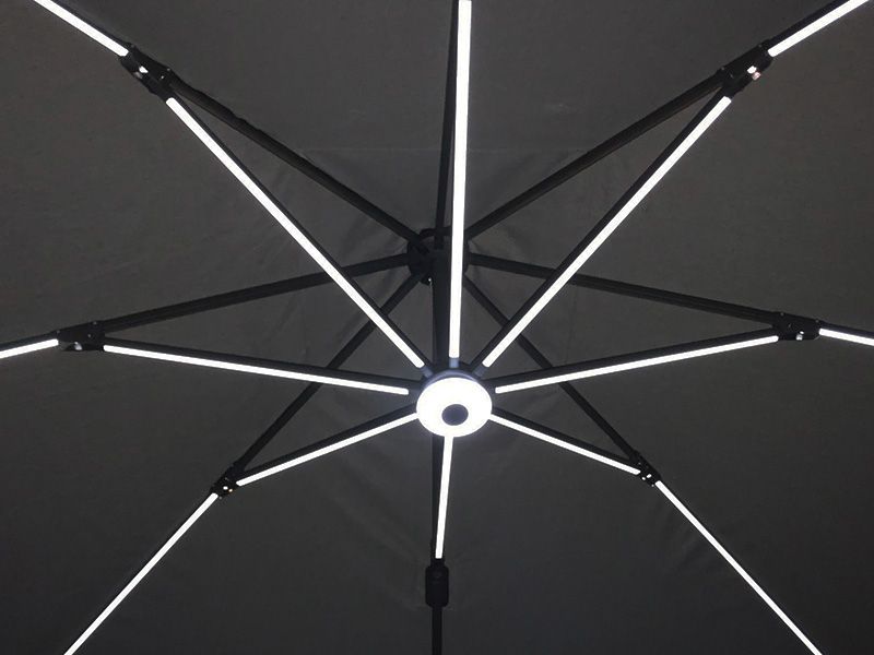 Royal 3M Square LED Parasol