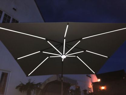 Royal 3M Square LED Parasol