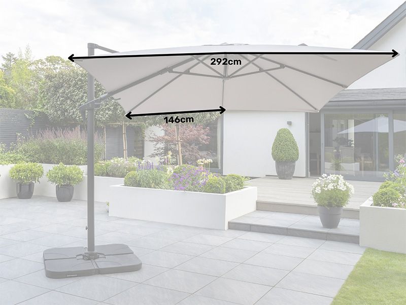 Royce/ Ambassador/ Executive/ Royal Norfolk Leisure 3m SQ Replacement Canopy -Garden Furniture Centre-LowRange,royce,Parasols,Cantilever Parasols Parasols,Parasol Canopies & Covers,48Hour Dispatch-{collection_title}