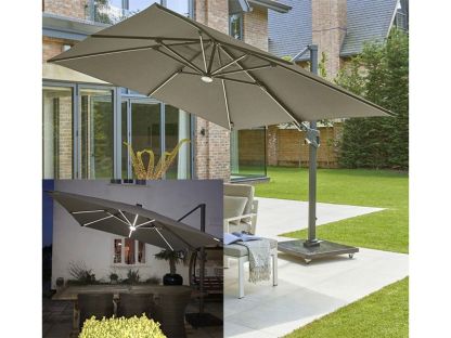 Royal 3M Square LED Parasol