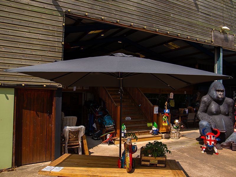 Royce Junior 2.5M SQ Cantilever Parasol | Norfolk Leisure