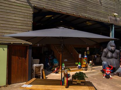 Royce Junior 2.5M SQ Cantilever Parasol | Norfolk Leisure