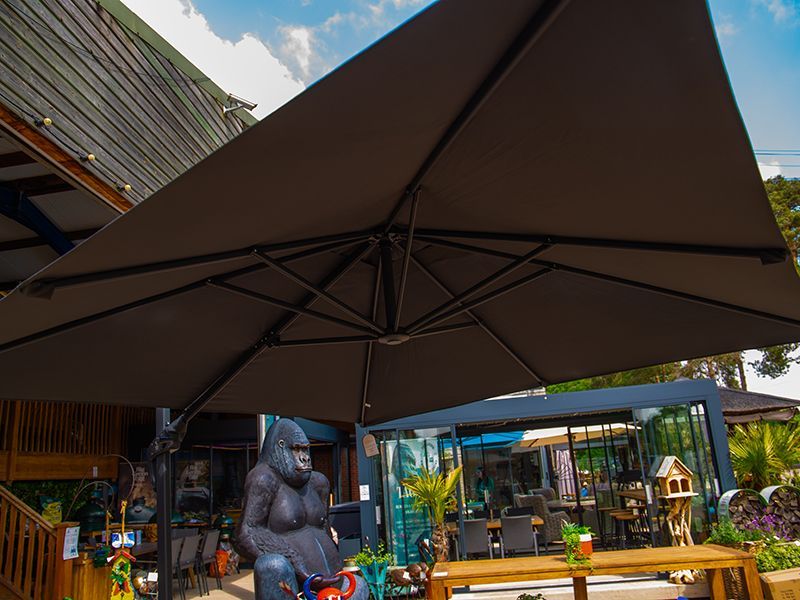 Royce Junior 2.5M SQ Cantilever Parasol | Norfolk Leisure-Garden Furniture Centre-LowRange,royce,Parasols,Cantilever Parasols Parasols,Commercial Parasols-{collection_title}