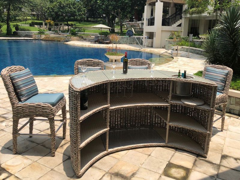 Fiji Curved Bar -Garden Furniture Centre-HighRange,Rattan,Outdoor Dining,Outdoor Furniture,Rattan Furniture,Bars & Bar Sets,Fiji Range-{collection_title}