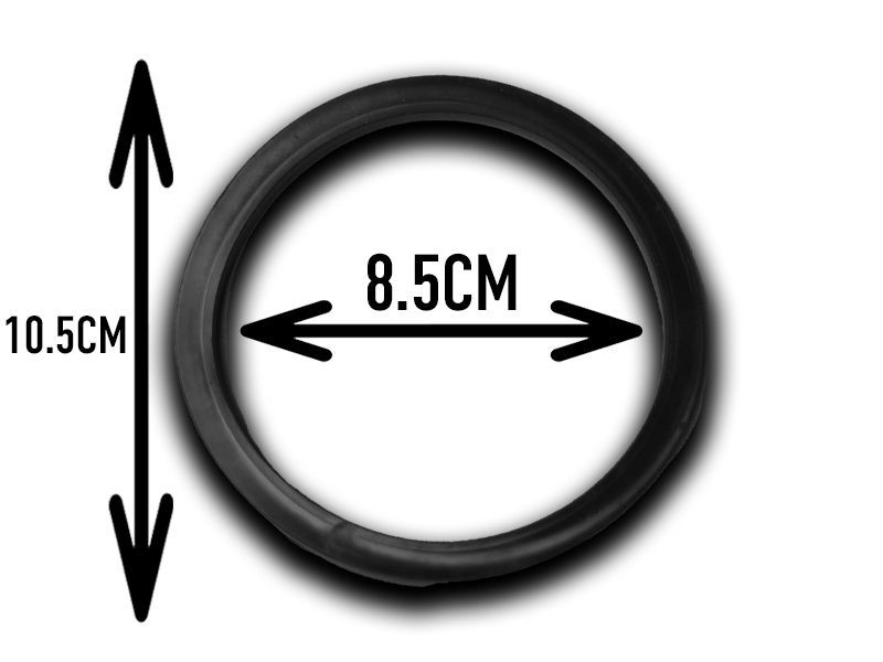 Athena Black Silicone Ring 