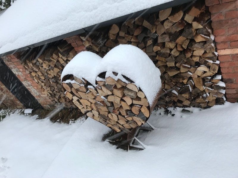 Rustic Love Heart Wood Rack-Garden Furniture Centre-LowRange,Furniture for Valentines Day,Accessories,Outdoor Storage,20% OFF Log Stores & Racks,Log Racks & Stores,Storage Accessories,Black Friday Month-{collection_title}