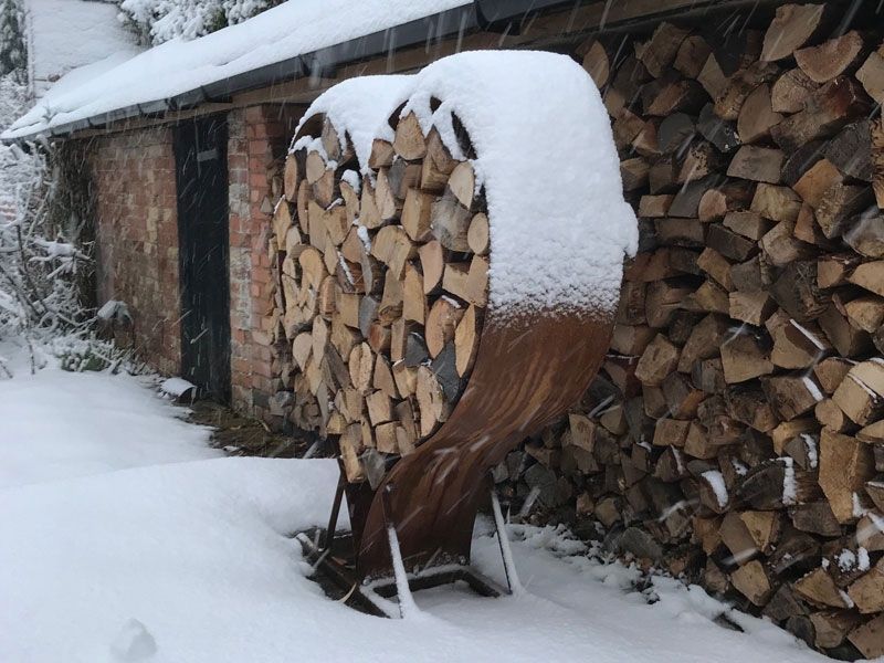 Rustic Love Heart Wood Rack-Garden Furniture Centre-LowRange,Furniture for Valentines Day,Accessories,Outdoor Storage,20% OFF Log Stores & Racks,Log Racks & Stores,Storage Accessories,Black Friday Month-{collection_title}