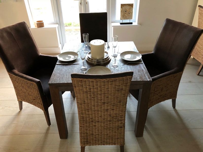 Savana 4 Chair Dining Set