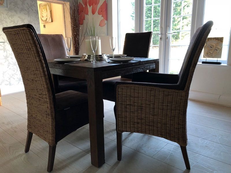 Savana 4 Chair Dining Set