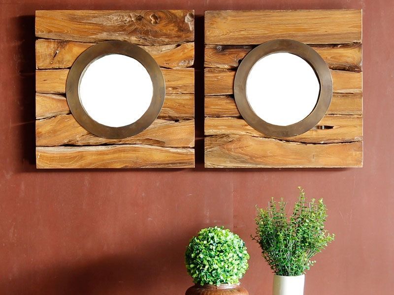 Saxon Round Mirror -Garden Furniture Centre-Ornaments,Root,LowRange,Under 100,Conservatory,Reclaimed Furniture,Indoor Accessories,Mirrors-{collection_title}