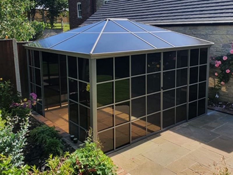  Four Seasons Screen House 3.65m x 3.65m | Damaged Box-Garden Furniture Centre-Free Standing,Showroom exdis,Gazebos,Sale,Metal Gazebos,All Seasons Gazebos,Garden Rooms Gazebos,All Seasons Gazebo Range,All Seasons Range,Ex-Display,Screenhouse-{collection_title}