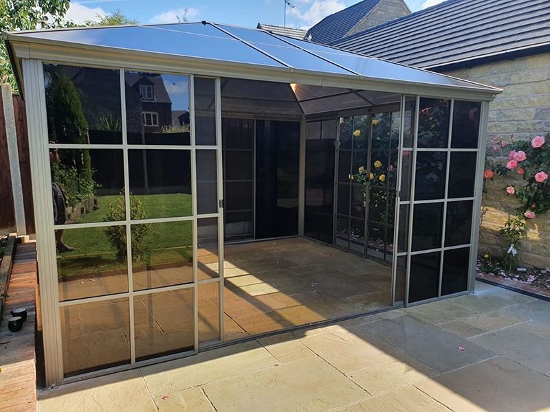  Four Seasons Screen House 3.65m x 3.65m | Damaged Box-Garden Furniture Centre-Free Standing,Showroom exdis,Gazebos,Sale,Metal Gazebos,All Seasons Gazebos,Garden Rooms Gazebos,All Seasons Gazebo Range,All Seasons Range,Ex-Display,Screenhouse-{collection_title}