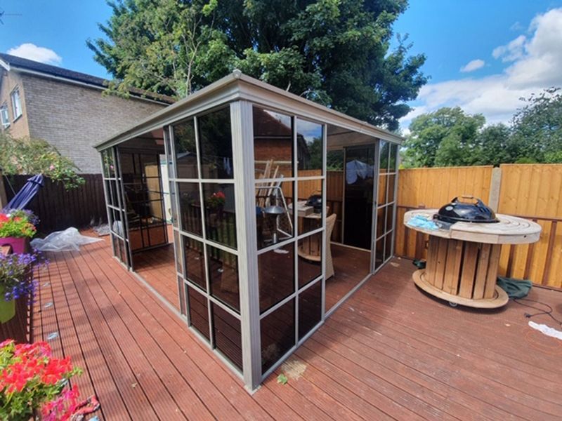 Four Seasons Screen House 3.65m x 4.3m | November Offers-Garden Furniture Centre-Free Install,HighRange,Monthly Offers,Sale,Screenhouse,Free Standing,Gazebos,Metal Gazebos,All Seasons Gazebos,All Seasons Gazebo Range,Garden Rooms Gazebos,All Seasons Range-{collection_title}