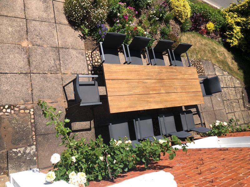 Timor Sense 10 Chair Dining Set Life Range | FSC® Certified | Ex-Display-Garden Furniture Centre-HighRange,Metal,Teak,Tables,Dining Set,Outdoor Furniture,Teak Garden Furniture,Metal Furniture,Ranges,Life Range,Outdoor Dining,Autumn & Winter Sale,FSC®,Sale,Showroom exdis,Ex-Display-{collection_title}