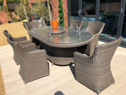 Seville 6 Chair Dining Set 