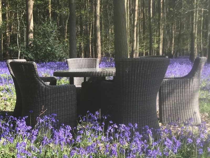Seville 6 Chair Round Dining Set
