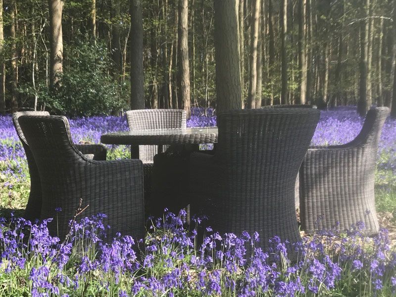 Seville 6 Chair Round Dining Set